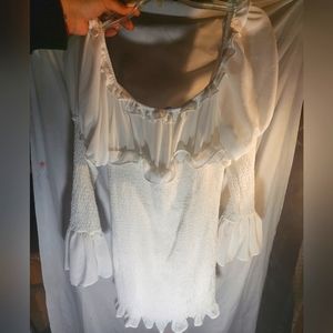 White Stretchy Short dress